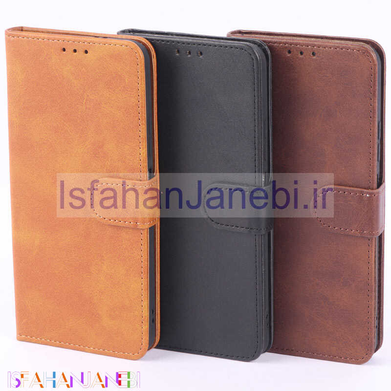 اصفهان جانبی-کیف چرمی مگنتی محافظ لنزدار Xiaomi Redmi Note 12 5G (China)
