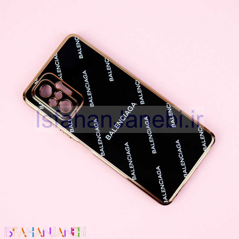 اصفهان جانبی-قاب طرحدار My Case محافظ لنزدار Xiaomi Redmi Note 10 Pro مشکی