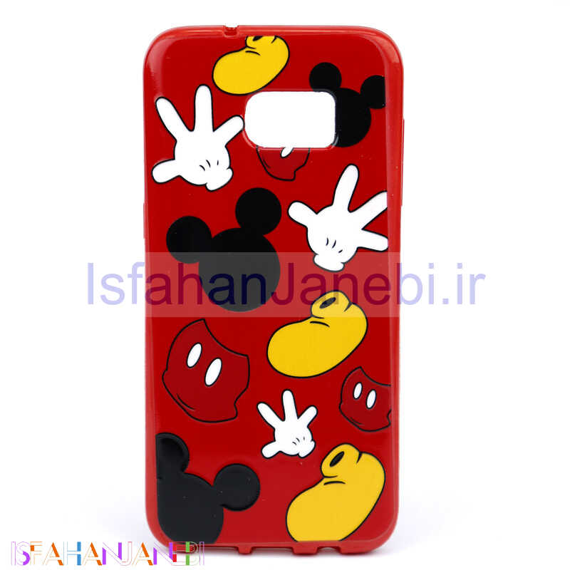 اصفهان جانبی-قاب فانتزی برجسته قرمز سامسونگ Galaxy S6 کد3
