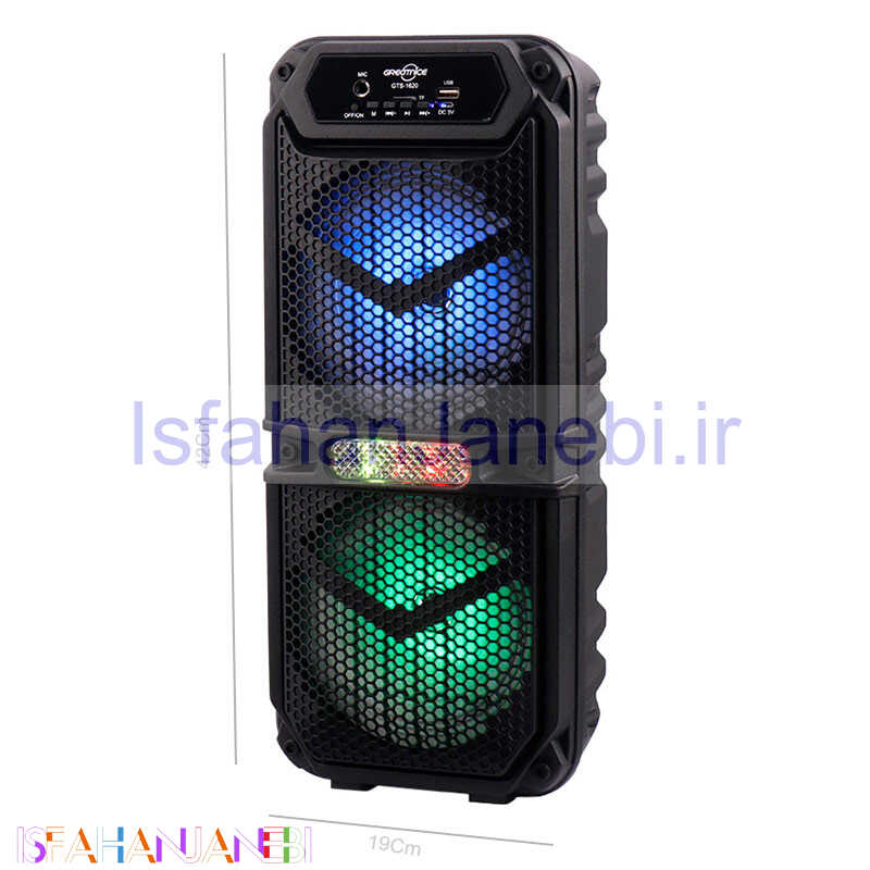 اصفهان جانبی-اسپیکر چمدانی بلوتوثی رم و فلش خور Greatnice GTS-1620
