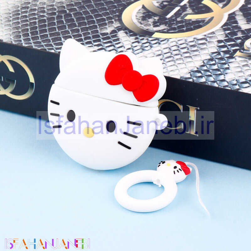اصفهان جانبی-محافظ AirPods 3 سیلیکونی کیتی سفید