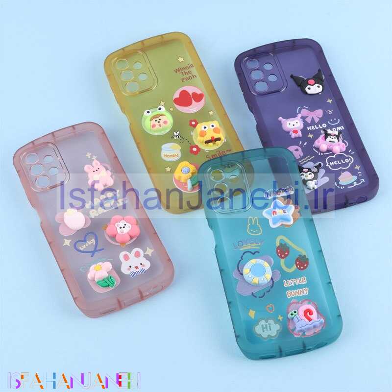 اصفهان جانبی-قاب Fashion Case سامسونگ Galaxy A13 4G عروسک برجسته محافظ لنزدار