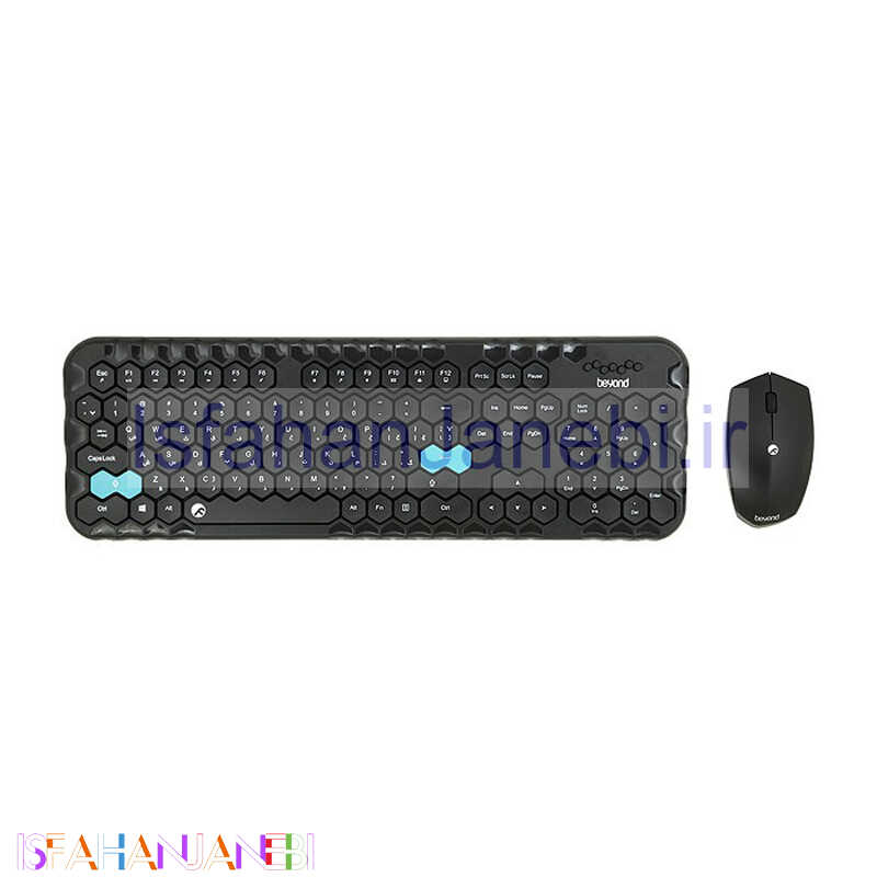 اصفهان جانبی-کیبورد و موس بی سیم بیاند BMK-8301
