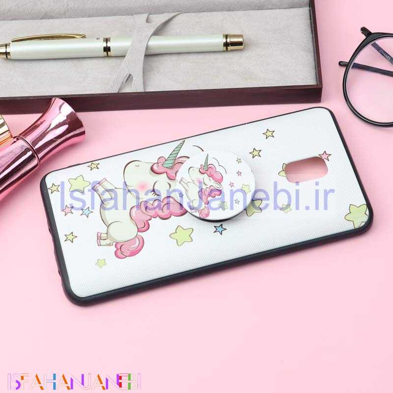 اصفهان جانبی-قاب فانتزی برجسته + پاپ سوکت کد7 شیائومی Redmi 8A