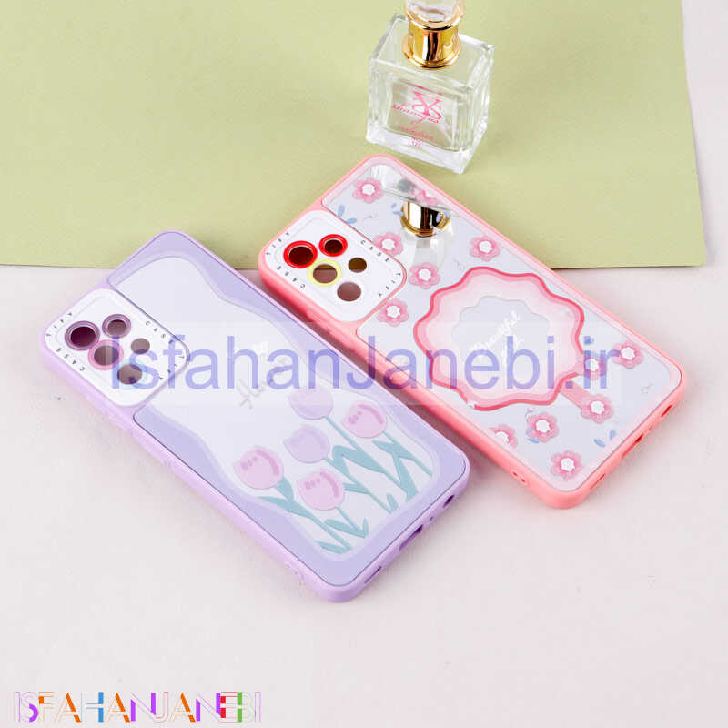 اصفهان جانبی-قاب آینه ای طرحدار محافظ لنزدار Samsung Galaxy A23