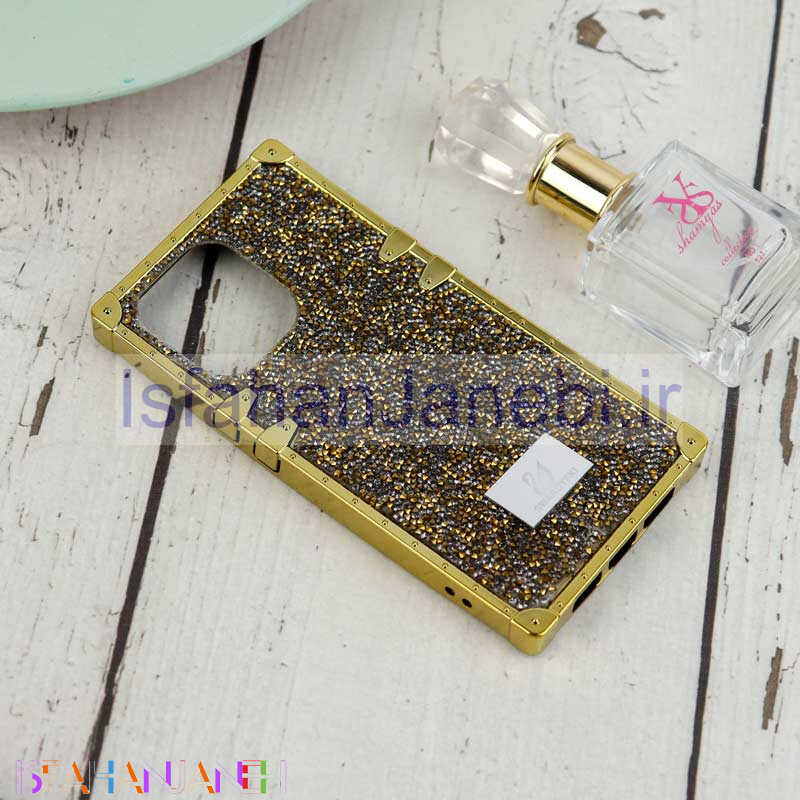 اصفهان جانبی-قاب شاینی Swarovski صندوقی iPhone 13 Pro
