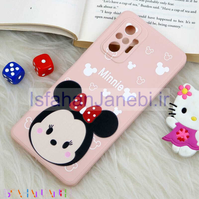 اصفهان جانبی-قاب سیلیکونی عروسکی محافظ لنزدار طرح مینی موس Xiaomi Redmi Note 10 Pro