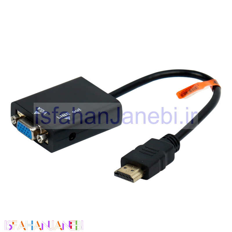 اصفهان جانبی-تبدیل HDMI To VGA + کابل صدا