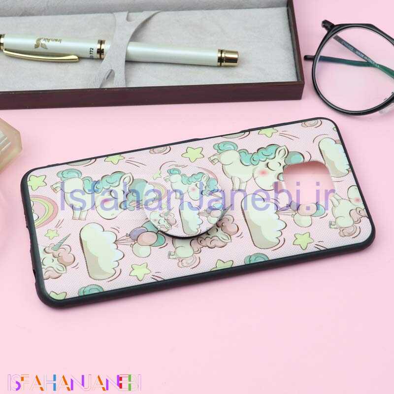 اصفهان جانبی-قاب فانتزی برجسته + پاپ سوکت کد8 شیائومی Redmi Note 9s / Note 9 pro