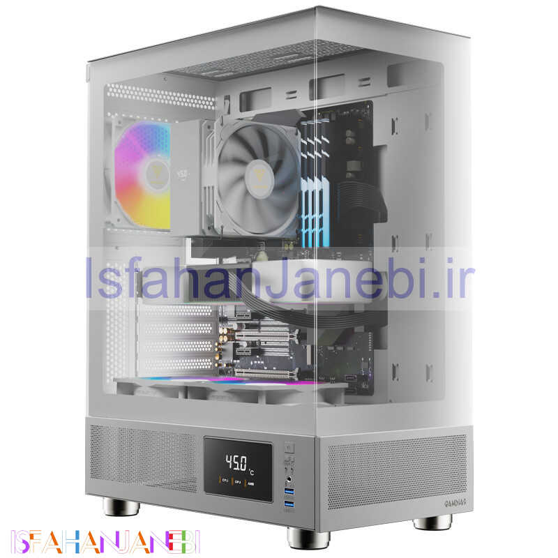 اصفهان جانبی-کیس کامپیوتر گیم دیاس Gamdias ATLAS E1 WH