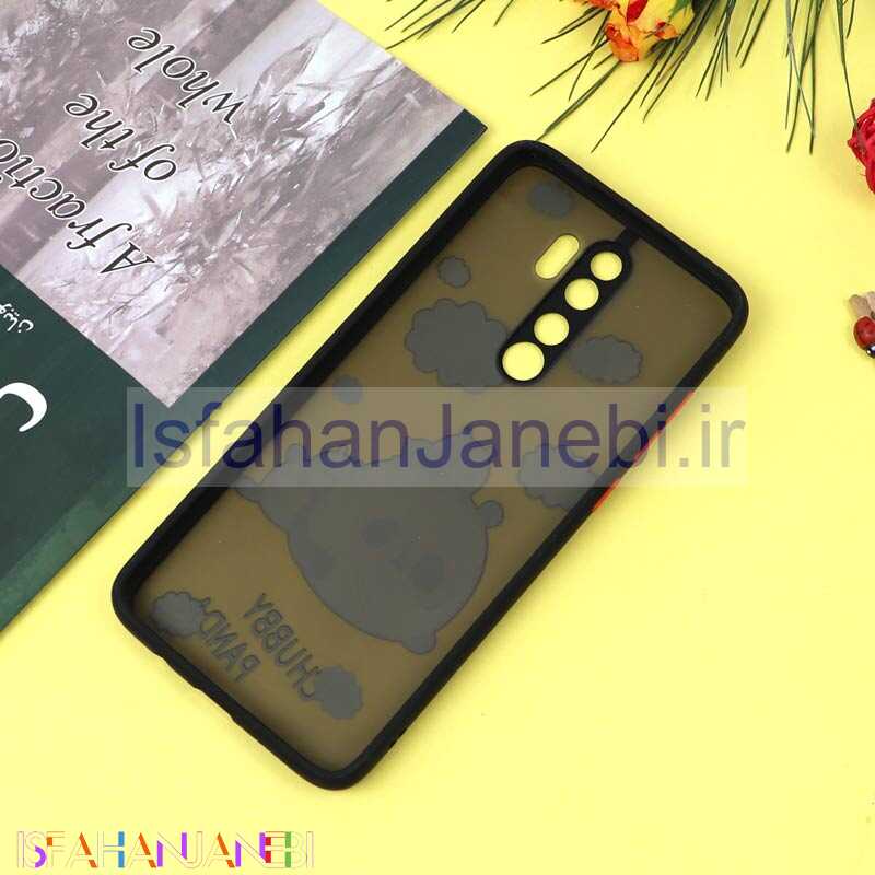 اصفهان جانبی-قاب PC مات محافظ لنزدار طرحدار پاندا شیائومی Redmi Note 8 Pro