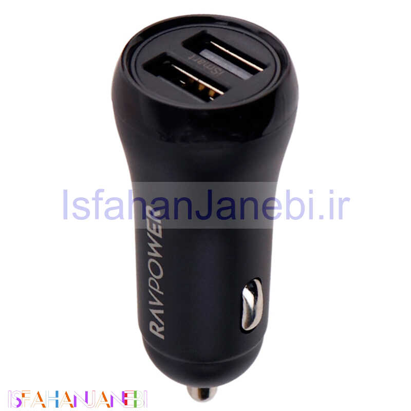 اصفهان جانبی-شارژر فندکی فست شارژ RAVPower RP-PC086 2.4A 17W