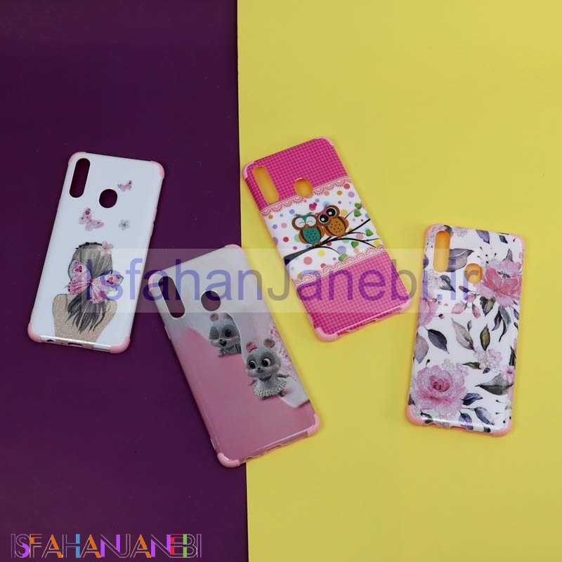 اصفهان جانبی-قاب فانتزی برجسته اکلیلی صورتی سامسونگ A20s