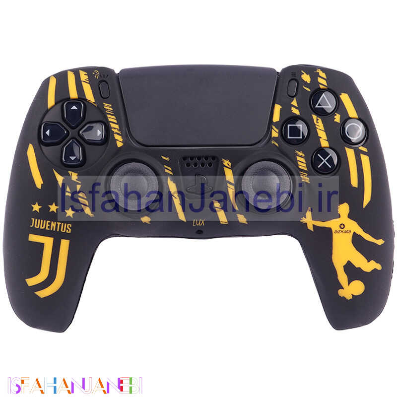 اصفهان جانبی-روکش دسته بازی PS5 طرح Juventus مشکی زرد