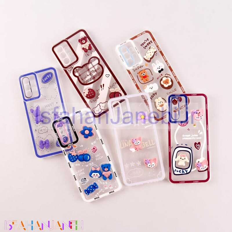 اصفهان جانبی-قاب عروسکی برجسته Highcopy محافظ لنزدار Samsung Galaxy A23