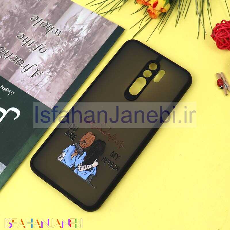 اصفهان جانبی-قاب PC مات محافظ لنزدار طرحدار Friends شیائومی Redmi 9