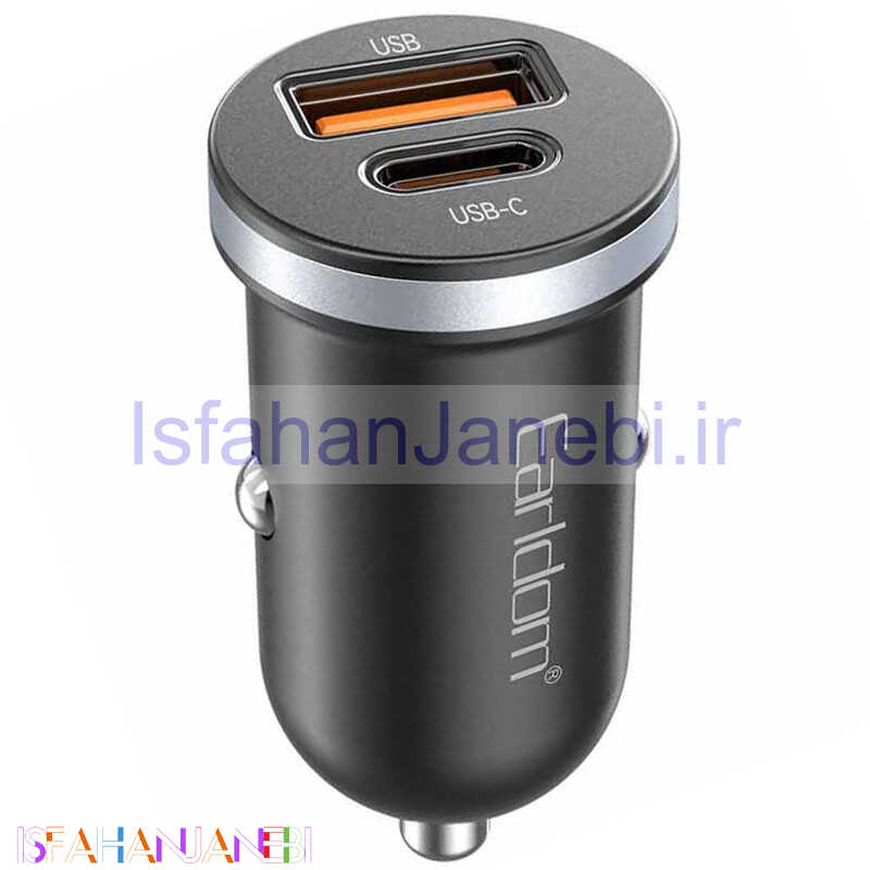 اصفهان جانبی-شارژر فندکی فست شارژ Earldom ES-CC27 PD 3A 30W