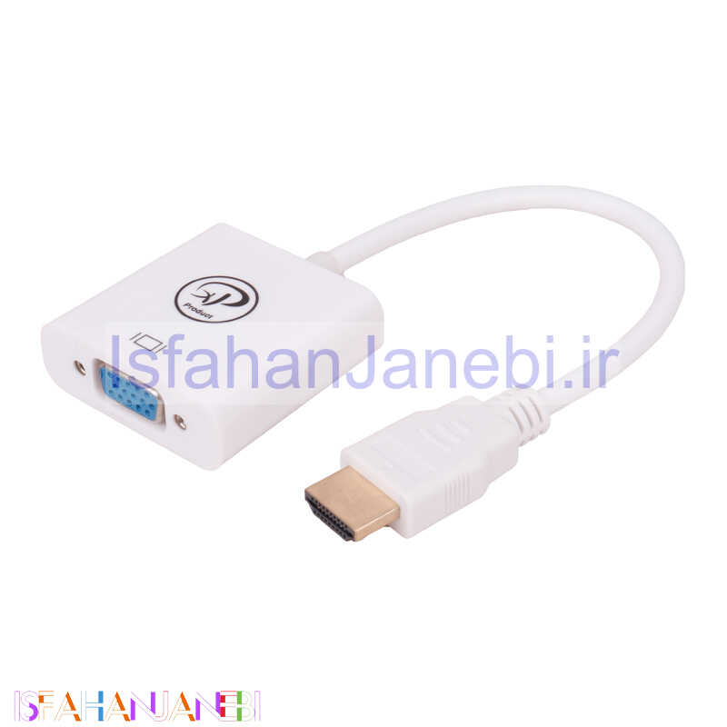 اصفهان جانبی-تبدیل XP-Product XP-T886 HDMI To VGA + کابل صدا