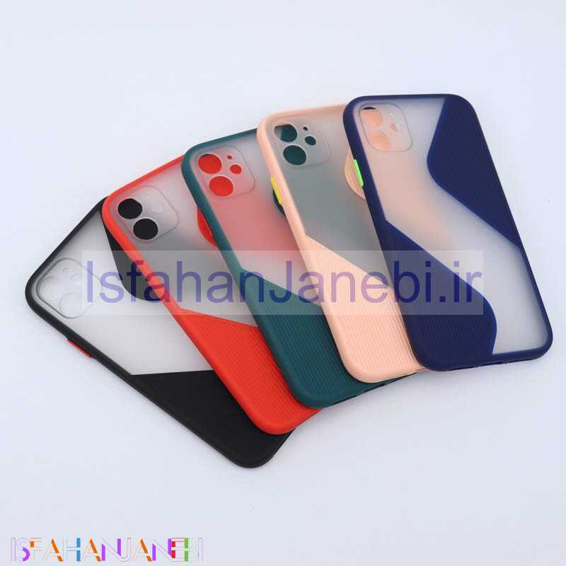 اصفهان جانبی-قاب PC مات طرح S محافظ لنز دار iPhone 11