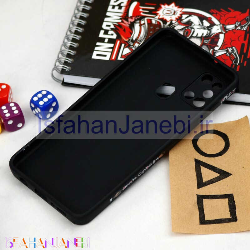 اصفهان جانبی-قاب سیلیکونی محافظ لنزدار طرح اسکویید گیم Samsung Galaxy A21s کد 8