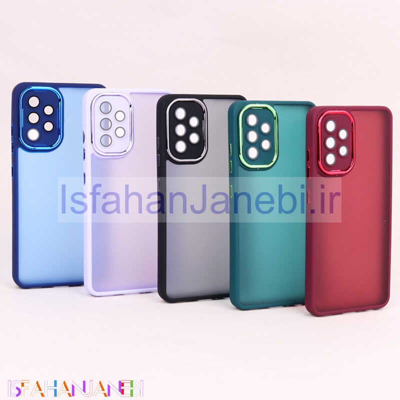 اصفهان جانبی-قاب PC متال ایرون مات محافظ لنزدار Samsung Galaxy A32 4G