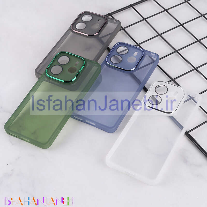 اصفهان جانبی-قاب Space شیائومی Redmi Note 14 دور محافظ متال محافظ لنزدار