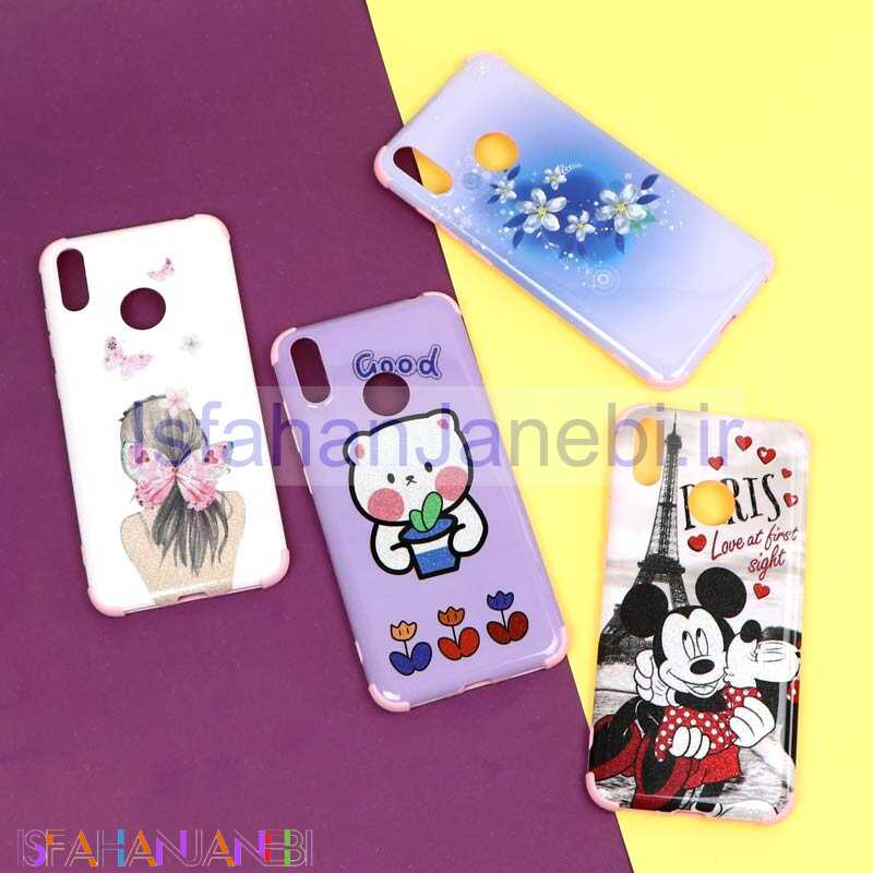 اصفهان جانبی-قاب فانتزی برجسته اکلیلی صورتی هواوی Y7 Prime 2019