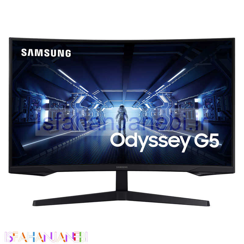 اصفهان جانبی-مانیتور گیمینگ خمیده سامسونگ Odyssey G5 سایز 27 اینچ
