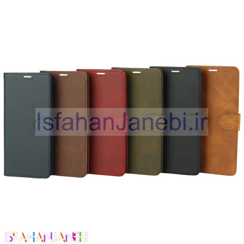 اصفهان جانبی-کیف چرمی مگنتی محافظ لنزدار ریلمی C11