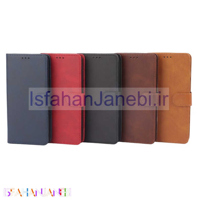 اصفهان جانبی-کیف چرمی مگنتی محافظ لنزدار Xiaomi Poco X6