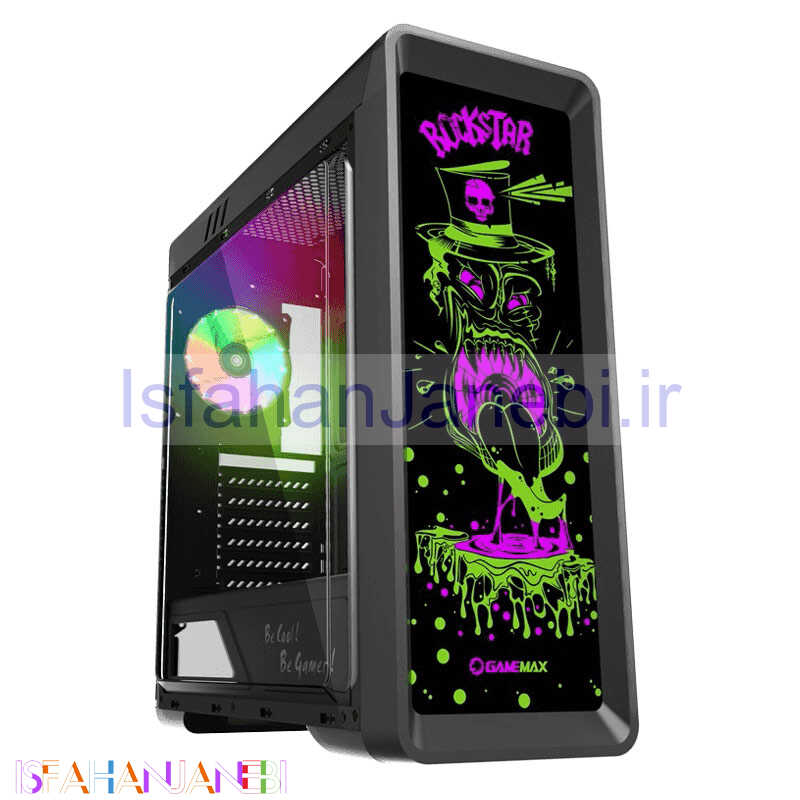 اصفهان جانبی-کیس کامپیوتر گیم مکس GameMax RockStar 1 RGB