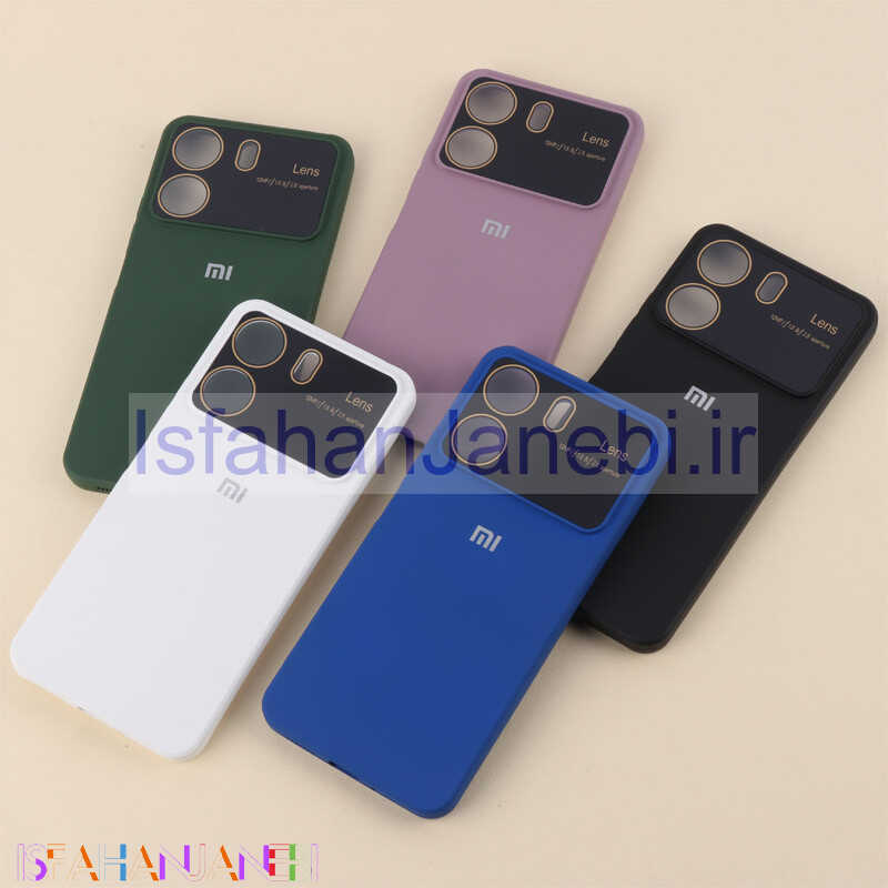 اصفهان جانبی-قاب سیلیکونی Lens Aperture محافظ لنزدار Xiaomi Redmi 13C / Poco C65