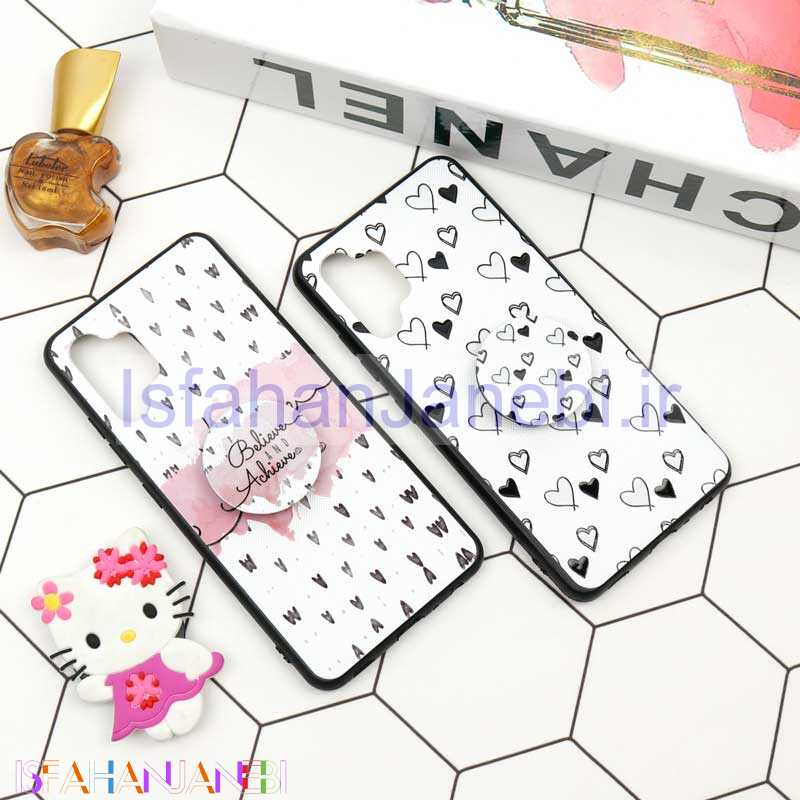 اصفهان جانبی-قاب فانتزی برجسته + پاپ سوکت طرح قلب سامسونگ A32 4G سری D