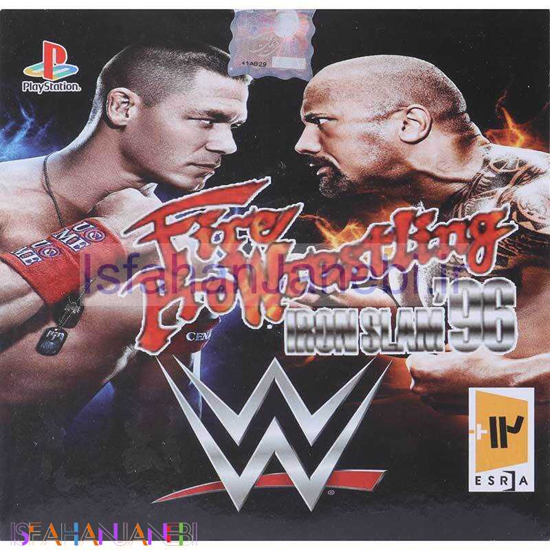 اصفهان جانبی-بازی Fire Pro Wrestling Iron Slam ’96 لوح زرین مناسب برای PS1