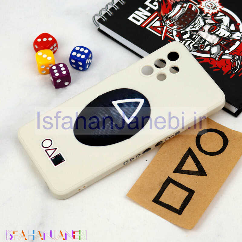 اصفهان جانبی-قاب سیلیکونی محافظ لنزدار طرح اسکویید گیم Samsung Galaxy A32 4G کد 6