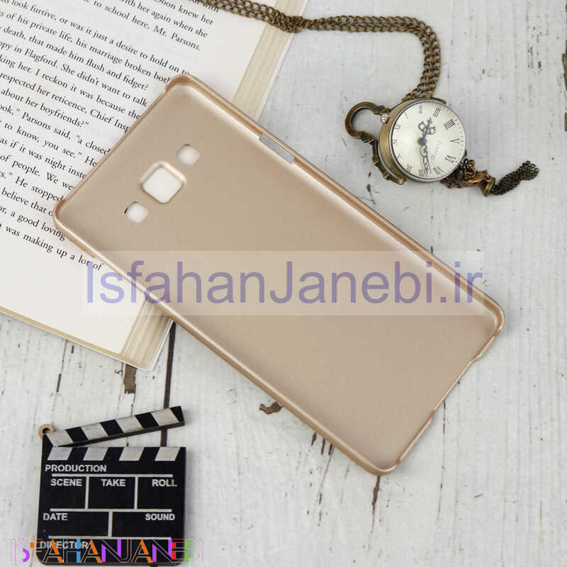 اصفهان جانبی-قاب اورجینال ضدضربه Super Frosted نیلکین Samsung Galaxy A7 طلایی