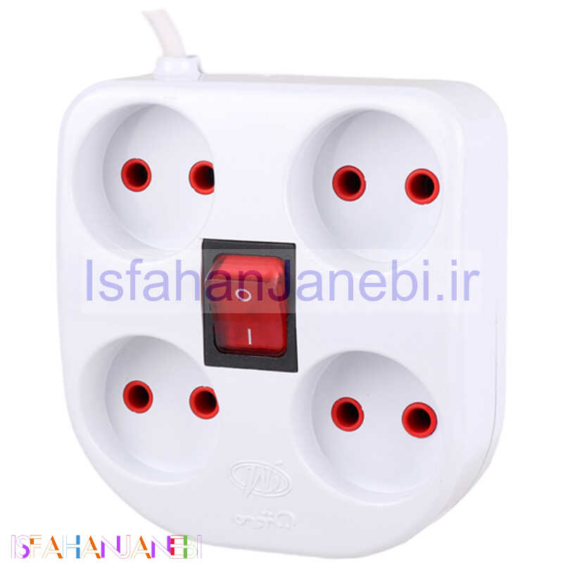 اصفهان جانبی-چند راهی 4 خانه برق معین الکتریک با کابل 1٫5 متری