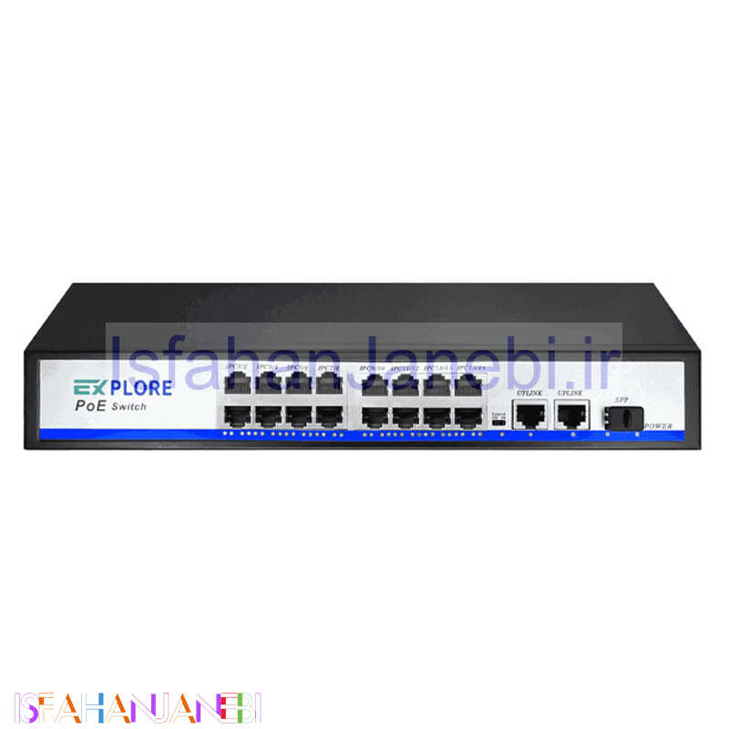 اصفهان جانبی-سوییچ 19 پورت POE اکسپلور&nbsp;EX-P1602G-S1