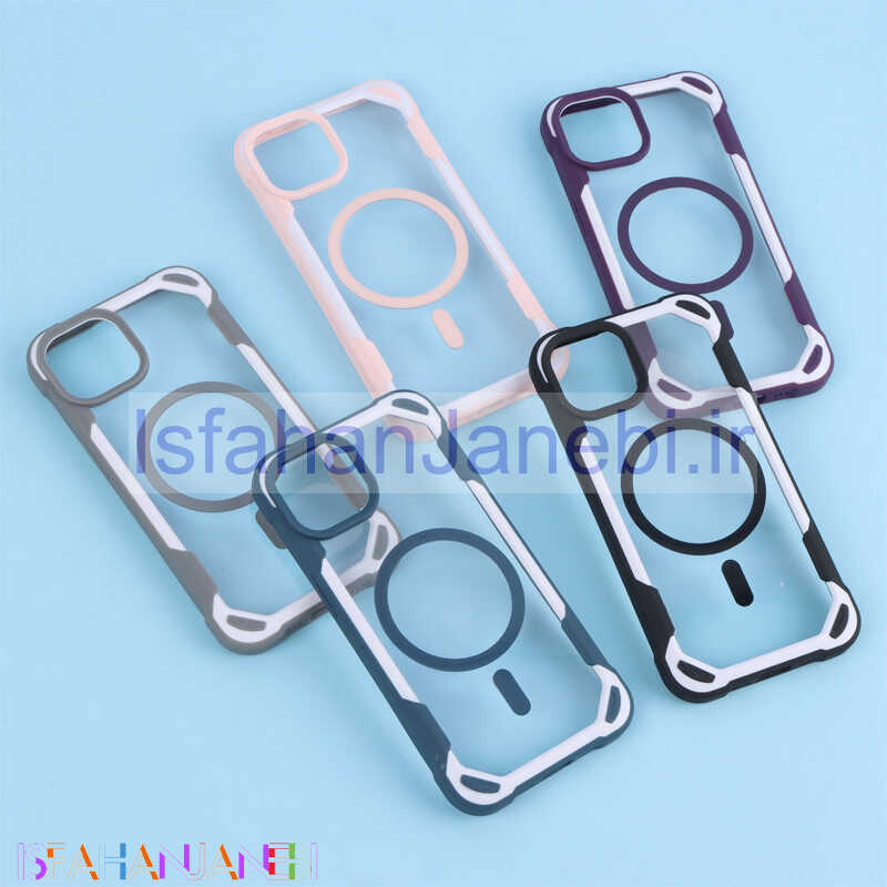 اصفهان جانبی-قاب Sport PC دو رنگ مگ سیف iPhone 13 / 14