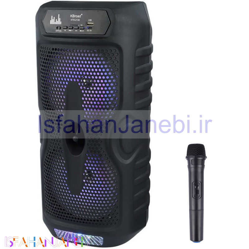 اصفهان جانبی-اسپیکر بلوتوثی کی برود KTS-2135 + میکروفون