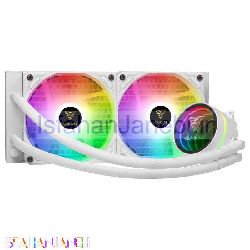 اصفهان جانبی-فن خنک کننده CPU گیم دیاس Gamdias Chione M3-240W ARGB