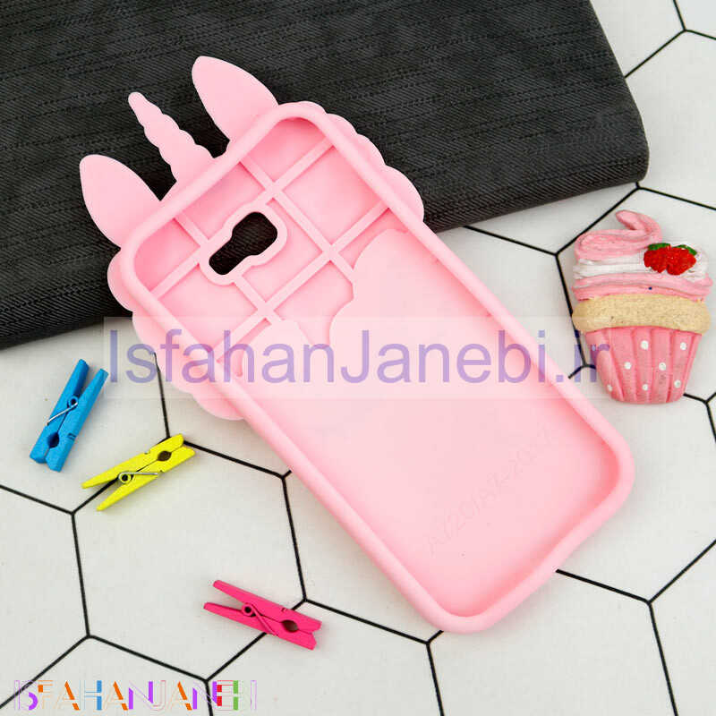 اصفهان جانبی-قاب سیلیکونی آکواریومی یونیکورن Samsung Galaxy A7 2017