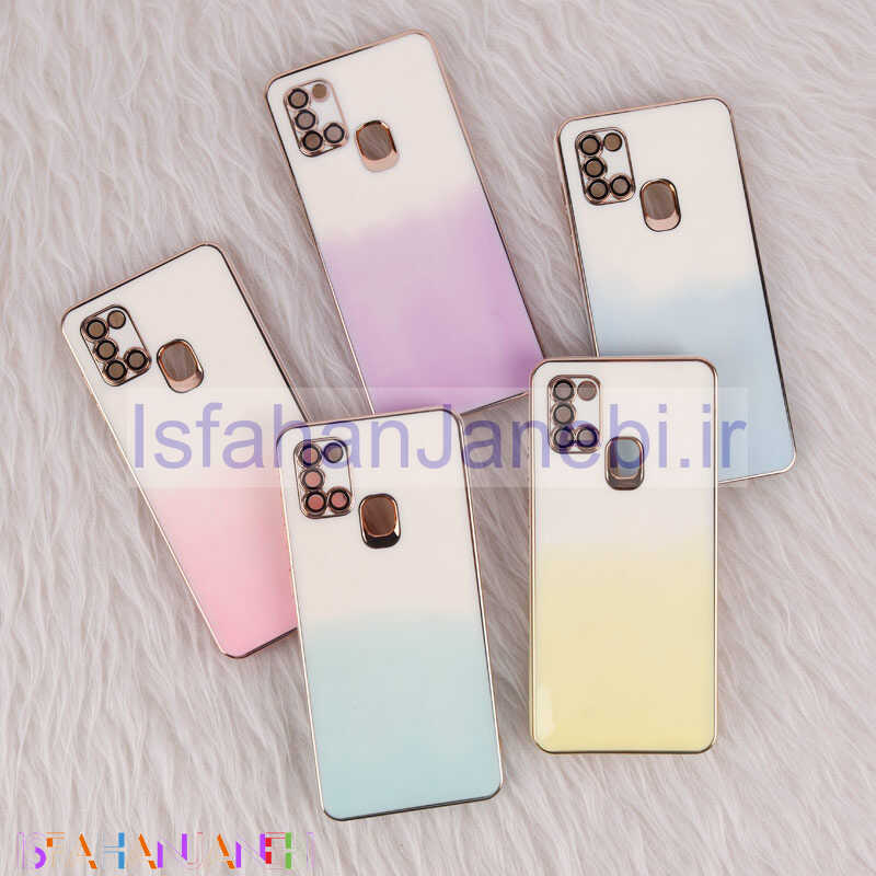 اصفهان جانبی-قاب My Case دو رنگ محافظ لنزدار Samsung Galaxy A21s