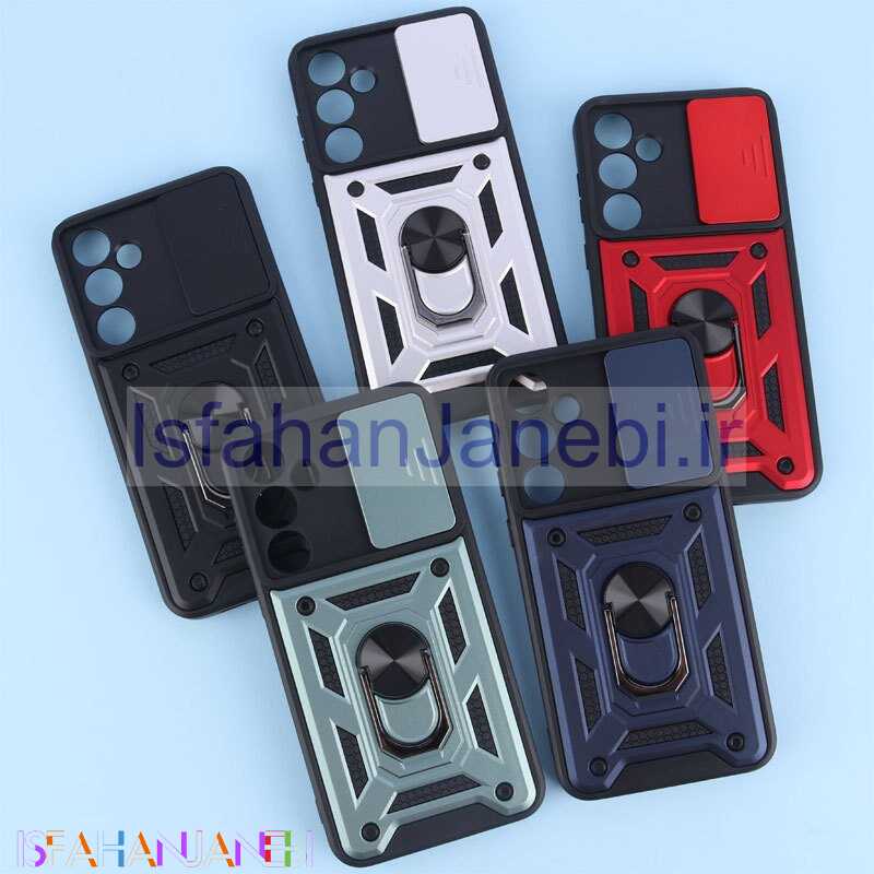 اصفهان جانبی-قاب ضد ضربه بتمنی محافظ لنزدار هولدردار سامسونگ Galaxy A55