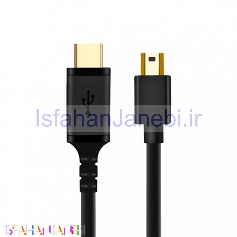 اصفهان جانبی-کابل K-net Plus KP-C2007 Type-C to MiniUSB 1.2m