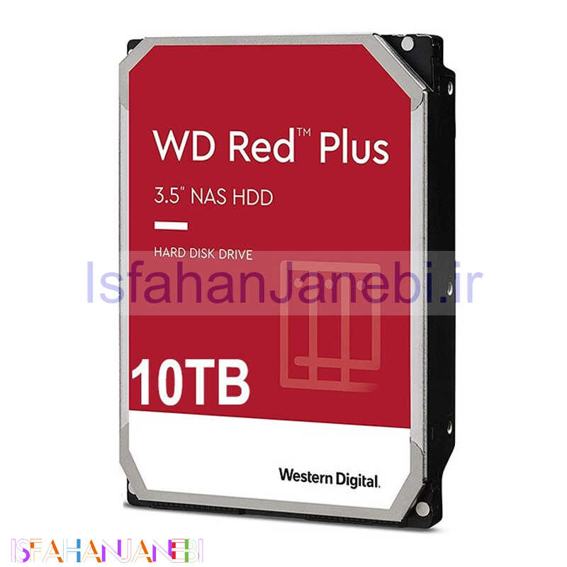 اصفهان جانبی-هارد اینترنال وسترن دیجیتال Western Digital Red Plus WD101EFBX 10TB