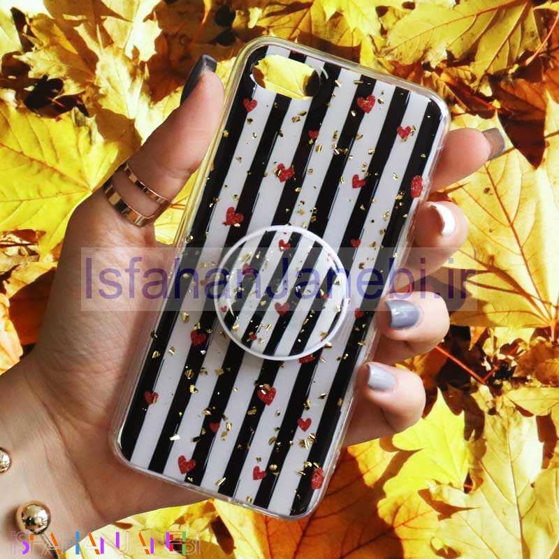 اصفهان جانبی-قاب رنگین کمانی پاپ سوکت دار خرچنگی کد2 آیفون 7/8