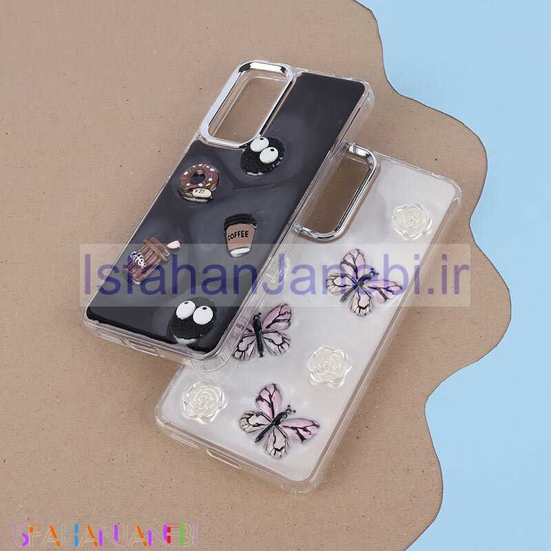 اصفهان جانبی-قاب رزینی شیائومی Redmi Note 12 Pro 4G برجسته طرح دار