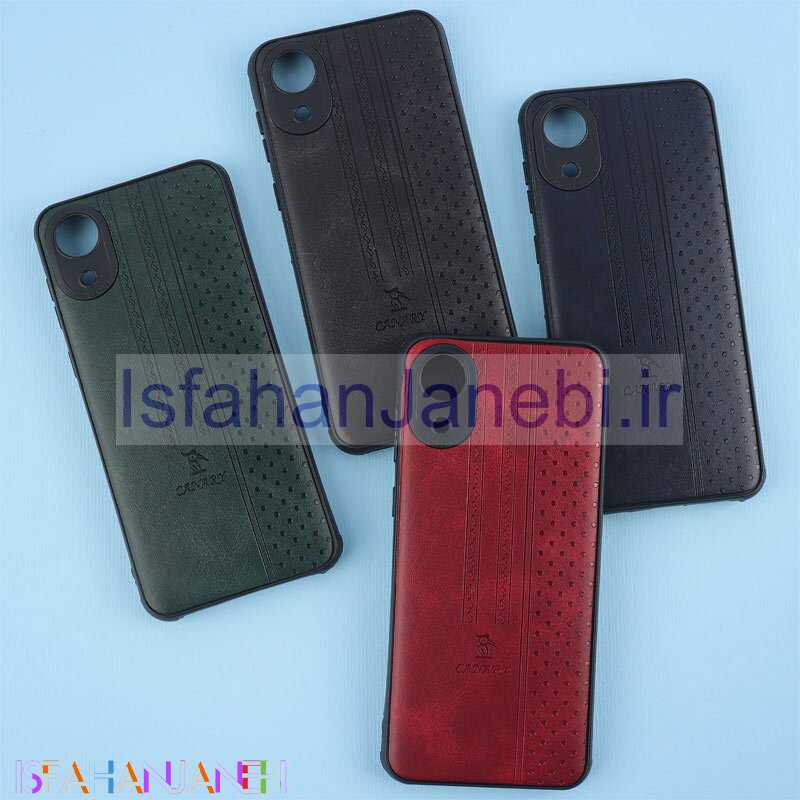 اصفهان جانبی-قاب چرمی Canary سامسونگ Galaxy A03 Core محافظ لنزدار