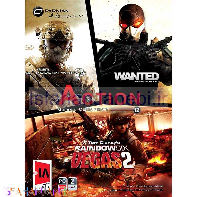 اصفهان جانبی-Action Games Collection 12 PC 2DVD9 پرنیان
